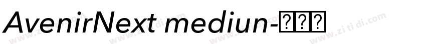 AvenirNext mediun字体转换
